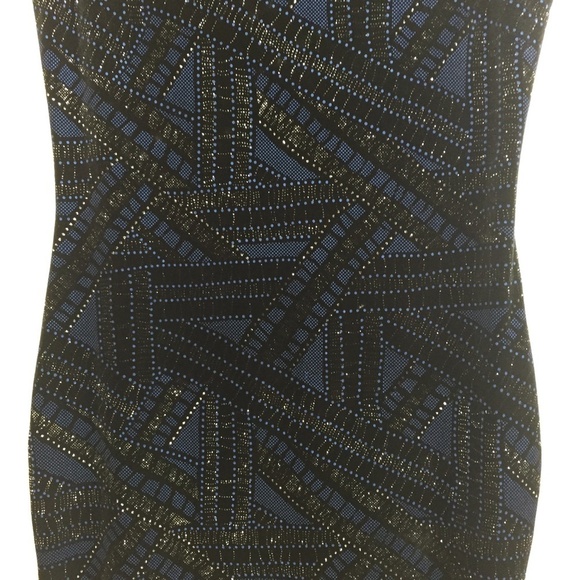 Eclipse Form Fitting Mini Dress Velvet Glitter - Picture 8 of 8